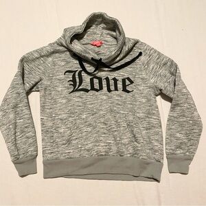 Mikk Athletica Love Long Sleeve Pullover Womens Size Large Sweater
